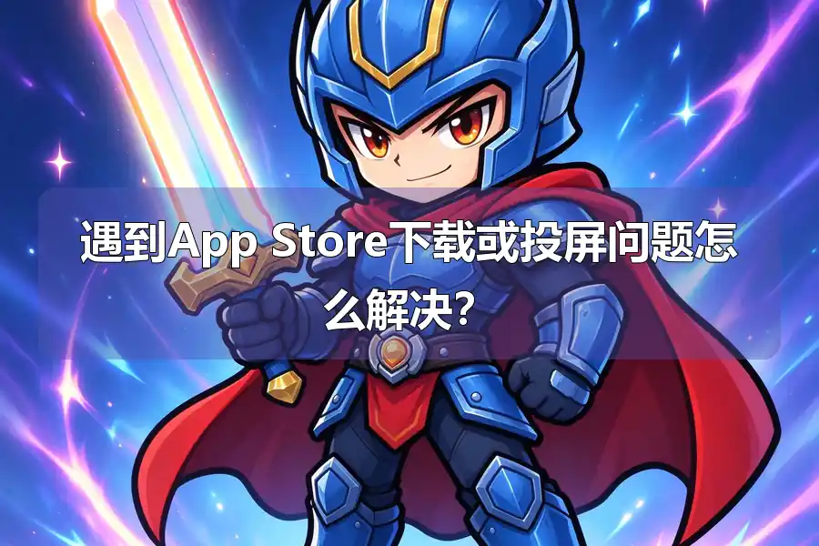 遇到App Store下载或投屏问题怎么解决?