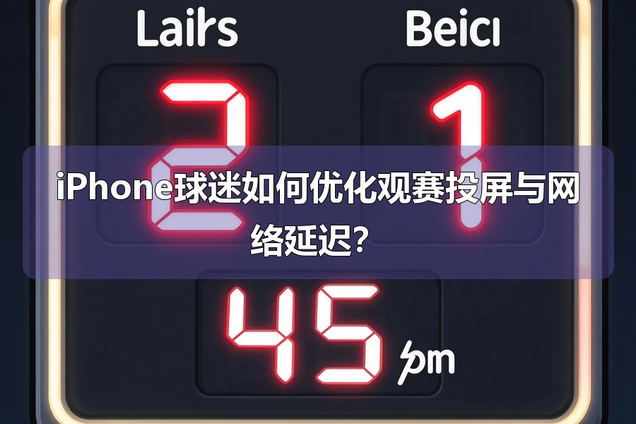 iPhone球迷如何优化观赛投屏与网络延迟?